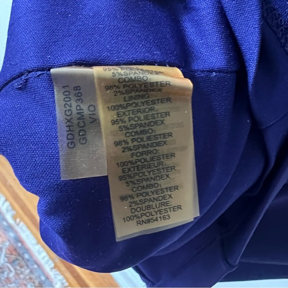 Guess Purple Sheath Mini Dress V-Neck Sleeveless - Picture 8 of 8